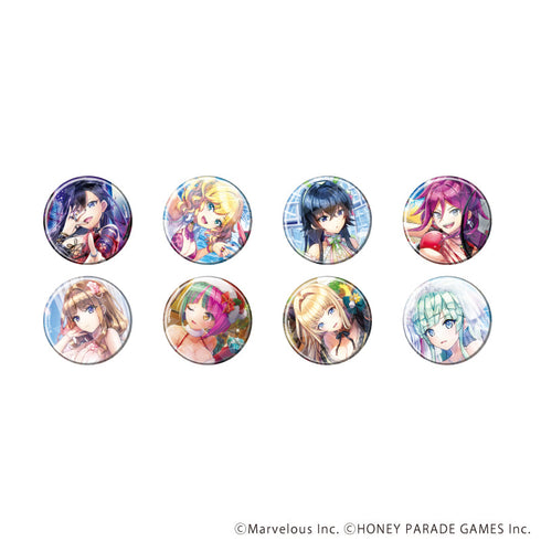 『ドルフィンウェーブ』ホログラム缶バッジ(57mm)02/BOX2 BOX(全8種)(公式イラスト)